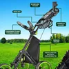 CaddyTek Explorer V8 – SuperLite 4-Rad-Golf-Schubwagen, Explorer Version 8 5