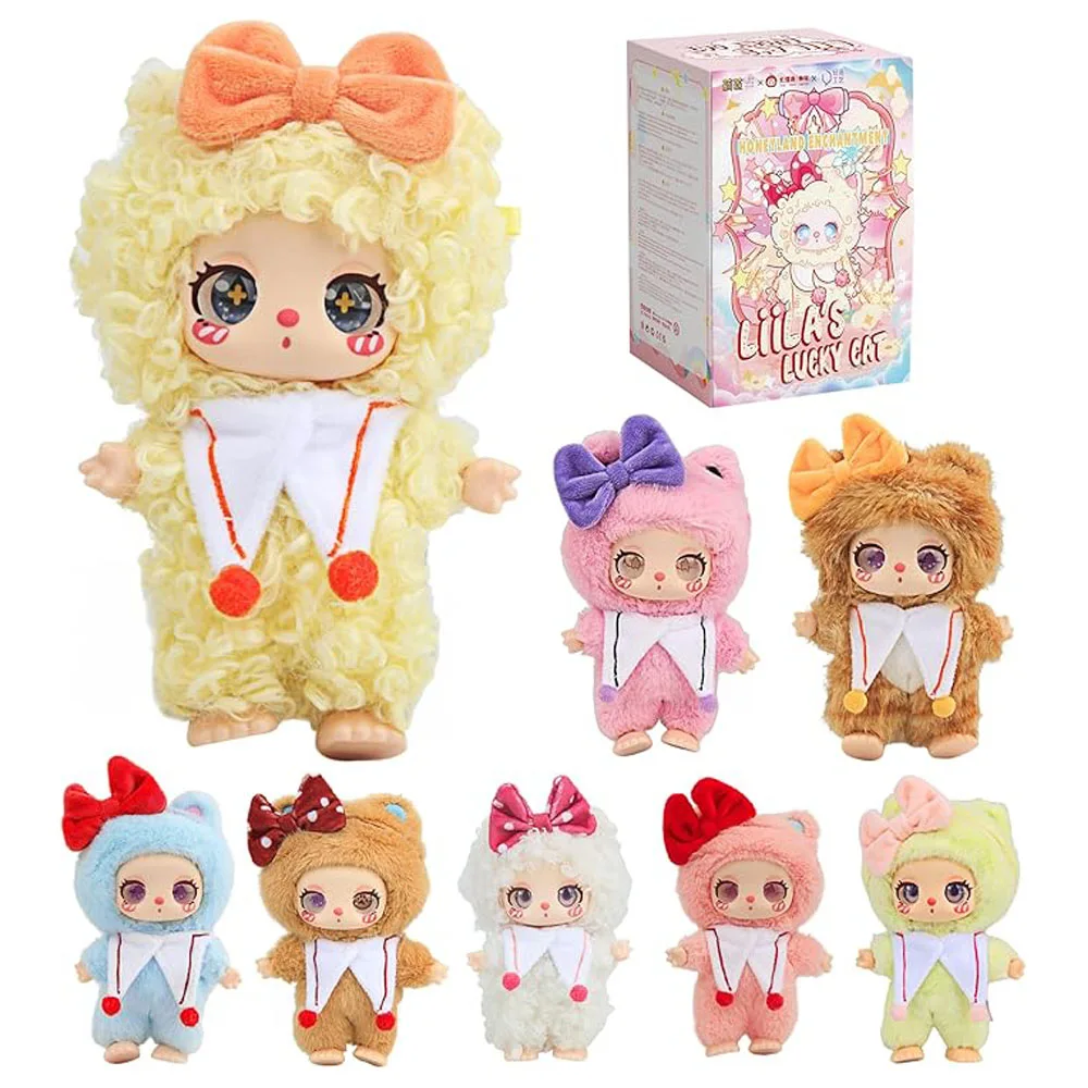 

Liila Bunny 3th Generation Plush Adorable Collectible Stuffed Animals with Seasonal Outfits, Mixed Colors (Pink, Mint, Lavender