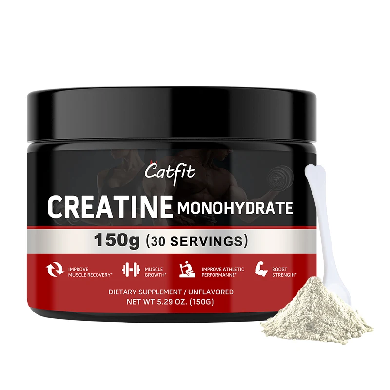 

Catfit Creatine Monohydrate Capsules 150g Improve Energy Endurance Creatina Athletic Muscle Growth Recovery Whey Protein for Gym