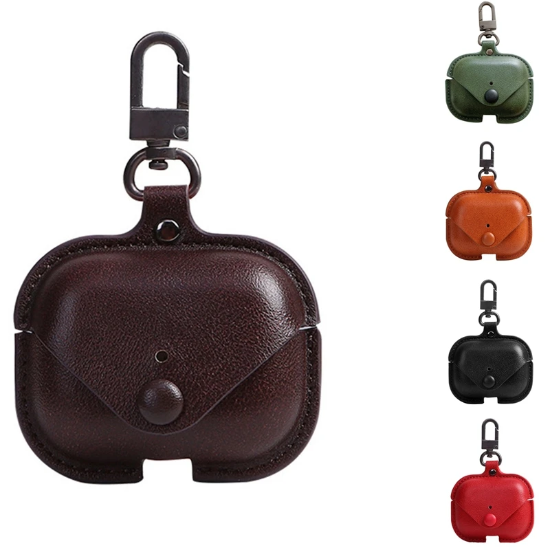 RISE-3D Headphone Case For  Pro Case Leather Luxury Cover For Apple  Pro Cases Earphone Bags Straps