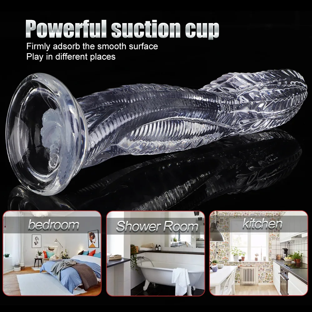 Dragon Kiss Huge Suction Cup Penis Powerful Orgasmic Sex Tool Realistic Dragon Dildo Anal Plug Sex Toy For Advanced Players