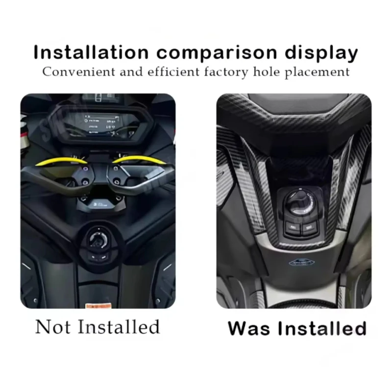 Side Panel Cover  For YAMAHA NMAX 2025 Motorcycle Handlebar Bottom Handle Bar Lower