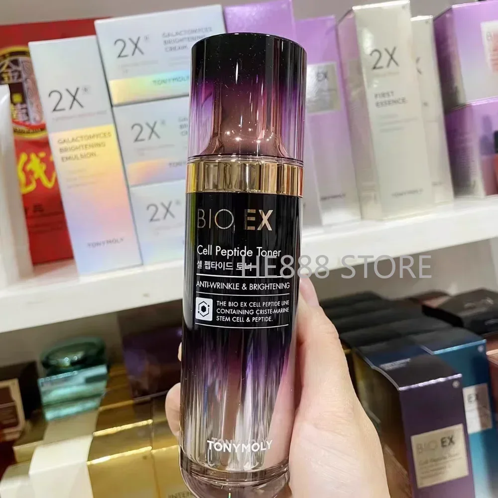 Korea Tonymoly BIO EX Cell Peptide Essence Toner 130ml Peptide Anti-wrinkle Firming Anti-aging Brighten Skin Care Products