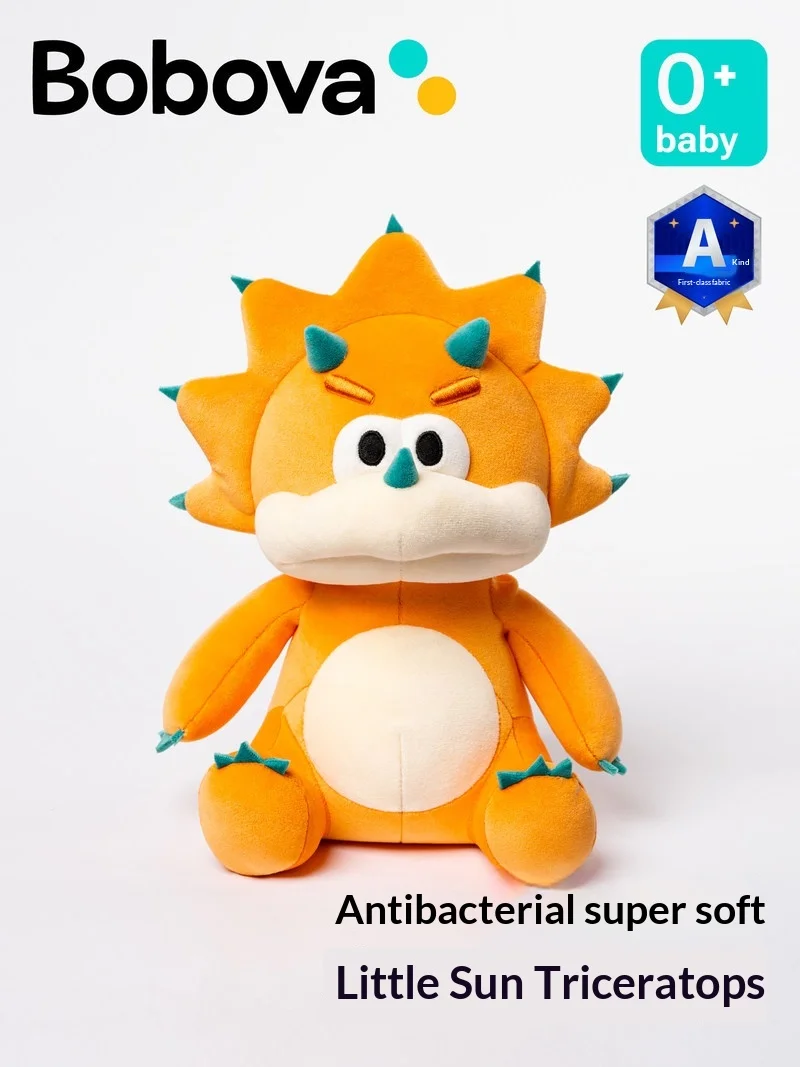 

Bobova Baby Dinosaur Plush Dolls Teething Safe Soft Cuddly Sleep Soothing Comfort Toys For 0+ Newborn Toddler Baby Shower Gift