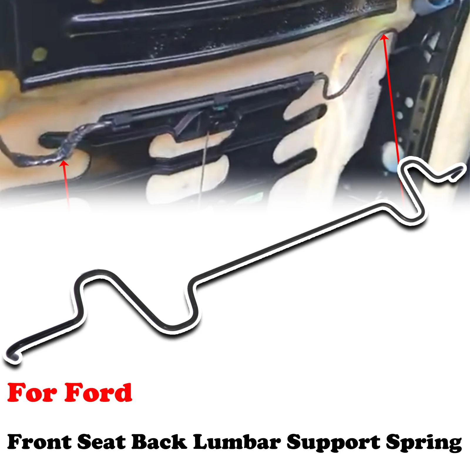 

For Ford Mondeo MK4 S-Max MK1 Galaxy MK3 Front Seat Back Lumbar Support Spring Wire Repair Backrest Cable Fix Replacement Parts