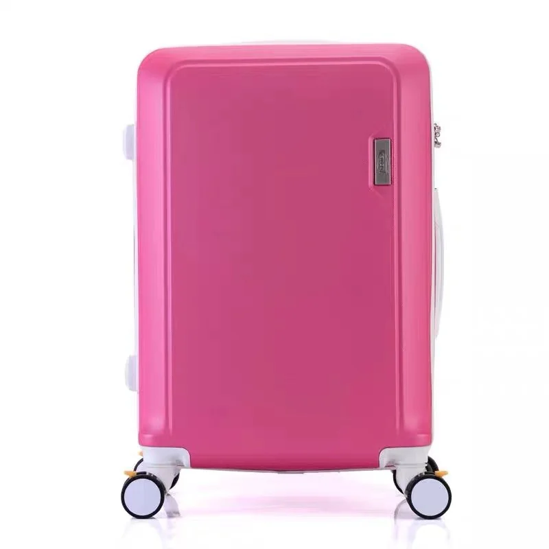 Ensemble de bagages à roulettes ABS + PC pour femme, valise de voyage, valise à main, valise cabine, sac à roulettes, roue tournante