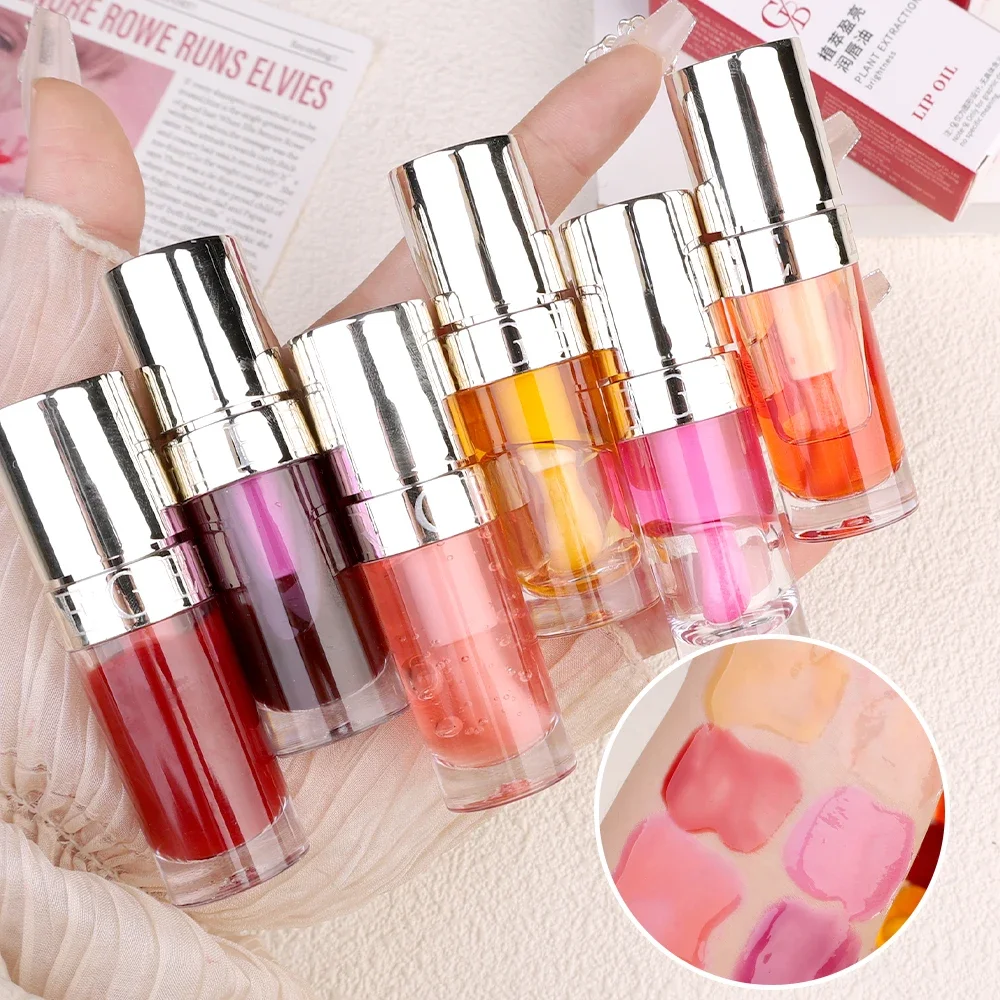 Sexy Plump Jelly Liquid Lipstick Long Lasting Hydrating Reduce Fine Lines Non-sticky Moisturizes Lip Oil Korean Makeup Cosmetics