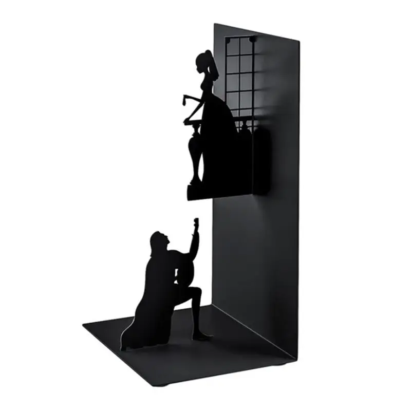 

AUAU-железная фигурка, подставки для книг, поддержка книг для чтения, ретро нескользящие концы книг, стопоры для полок, домашний офис, декор для рабочего стола