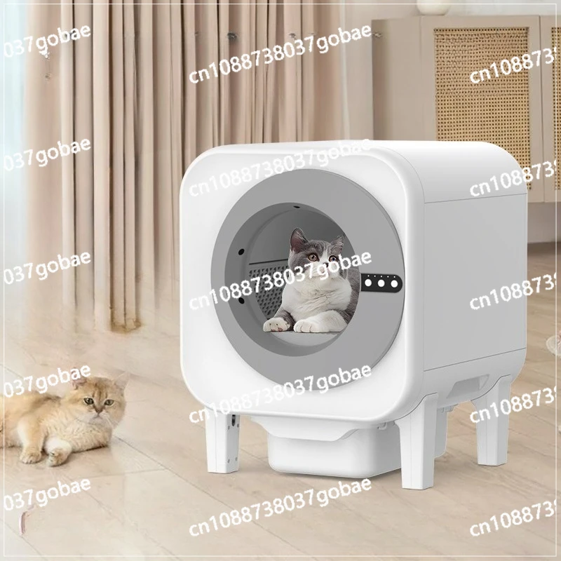 

Intelligent Automatic Cleaning Cat Litter Box Fully Enclosed Fresh Air Purification Deodorizing Cat Toilet