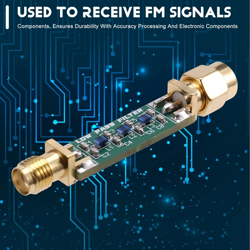 1 ชิ้น FM LPF Low Pass Filter Low-Pass Filter สําหรับรับสัญญาณ FM เท่านั้น