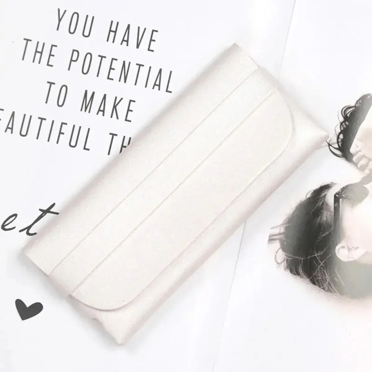 1 قطعة حافظة نظارات جلدية مضفرة قصر النظر نظارات صندوق تخزين المحمولة حزام مشبك اضغط على نظارات المنسوجة نمط حالات