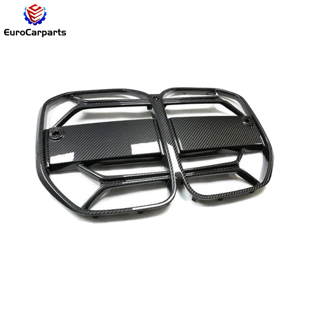 【2026 Hot Selling】I4 G26 2021y Grille Carbon Fiber Car Upgrade Body Parts Center Bumper Grille Front Hood Grill New Auto Car Upg