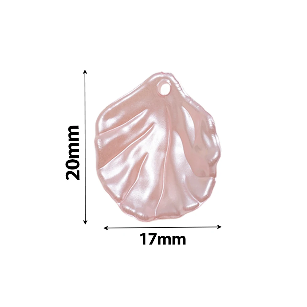 50Pcs/Lot Multi-Color Petal Spacer Flower Charms Pendant For DIY Earrings Bracelets Necklaces Jewelry Making Supplies Findings