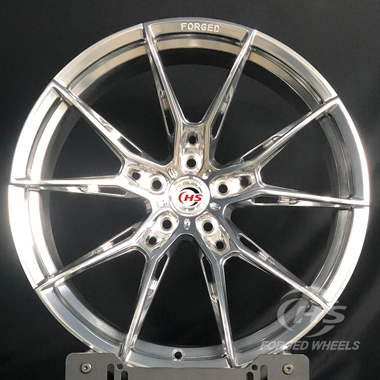 Custom Polished Passenger Car Wheels Rims 5x120 5x114.3 Forged Aluminum Alloy T6061 for Model Y M3 M4 G30 F22  RS7