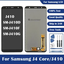 100% Test LCD For Samsung J4 Core J410 SM-J410D SM-J410F SM-J410G SM-J410F/DS Lcd Display Touch Screen Digitizer Assembly