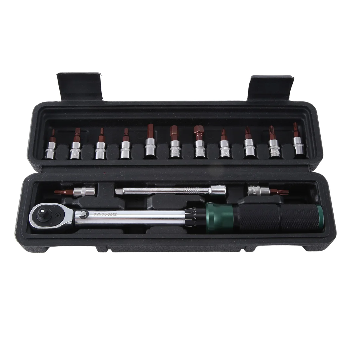 

Preset Torque Wrench Set Back Push Torque Wrench Set Universal Auto Repair Tools,Black