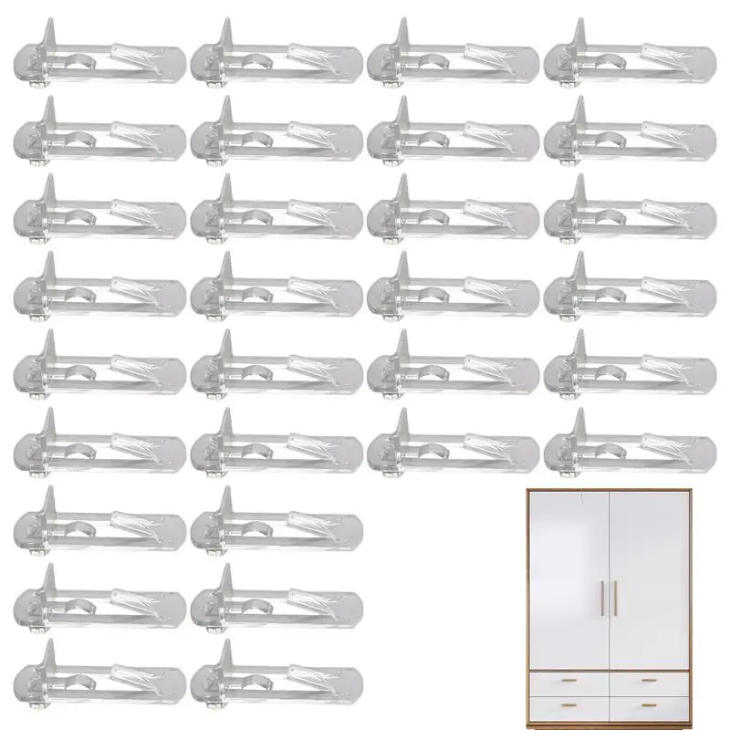 

Shelf Support Peg Clear Portable Support Pins For Furniture Portable Locking Shelf Support Pegs For Bookcase Closet Kitchen