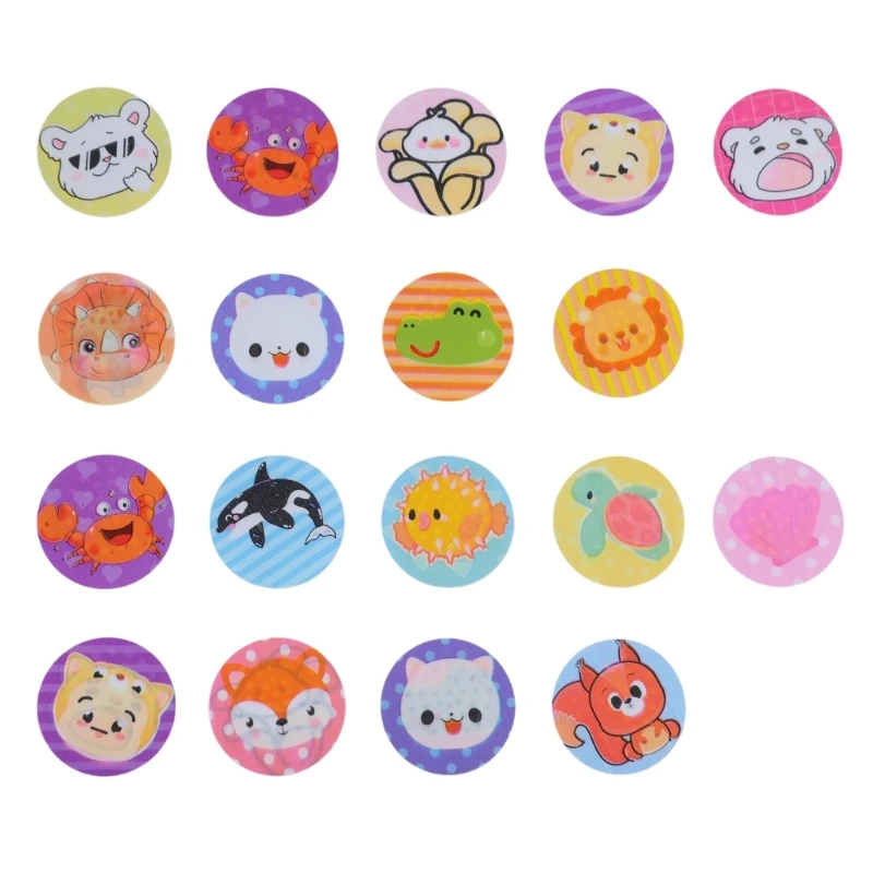 Наклейка-штамп с 300 мультяшными наклейками и 16-страничной книгой для рукоделия, Прямая поставка