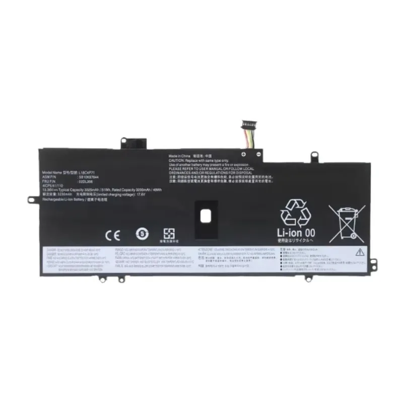 

L18c4p71 for lenovo thinkpad x1 carbon7th 2019 2020 l18m4p72 laptop battery 3100mah
