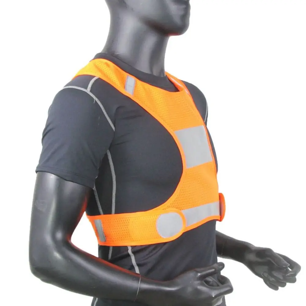 Lightweight Jacket Reflective Vest Working Clothes Security Safety Vest Mesh Breathable Traffic Vest for Women Men Walking