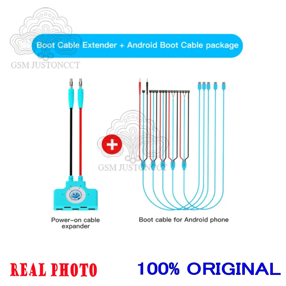 KJ-1 DC Power Supply Current Testing Cable for iPhone 6G ~ 14PM Samsung, HW for Xiaomi Power Boot Control Line Power on Cable