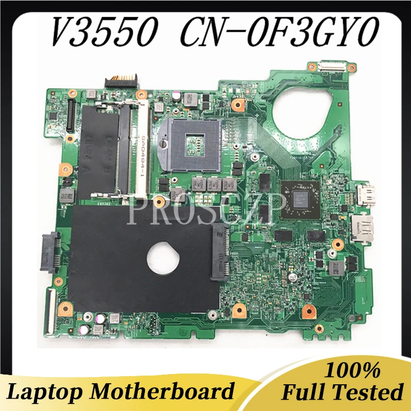 

CN-0F3GY0 0F3GY0 F3GY0 Free Shipping High Quality Mainboard For DELL 3550 V3550 Laptop Motherboard HM67 S988B 100%Full Tested OK