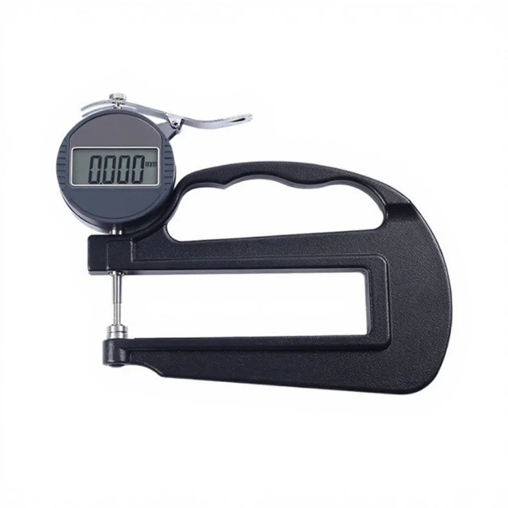 Digital Electronic Thickness Gauge High Accuracy Large Probe 120MM Depth Micrometer for Pearl Cotton Sponge Elastic Materials