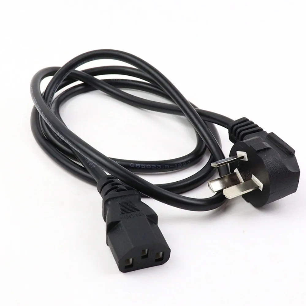 TT 3 Pin IEC C13 Power Cable For Delta 1.3M PC Host Monitor National Standard Power Cord (002)