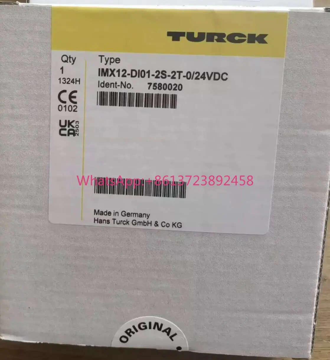 

New original Turck IMX12-DI01-2S-2T-0/24VDC safety barrier, high quality