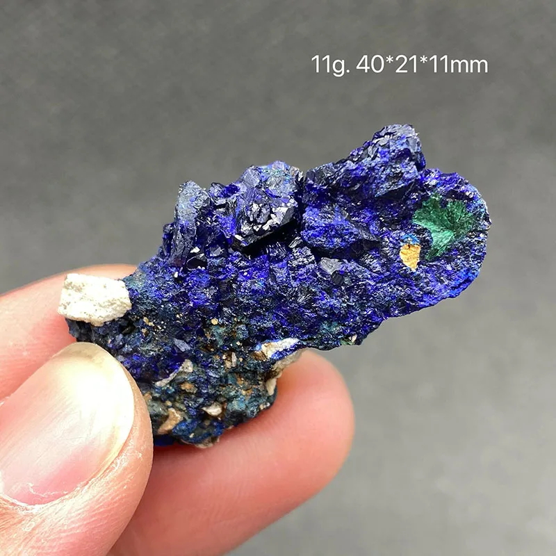 100% natural azurite and malachite symbiotic raw stone mineral specimen healing crystal gem collection