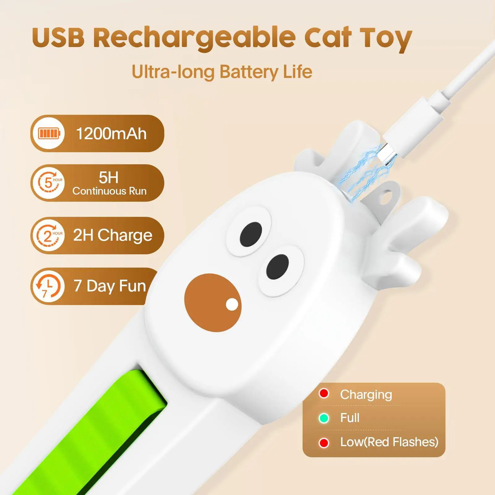 

Interactive Toys For Cats Wall Mounted Flying Rope Rechargeable Cat Exercise Toys For Home Living Room Kitchen Apartment Corner