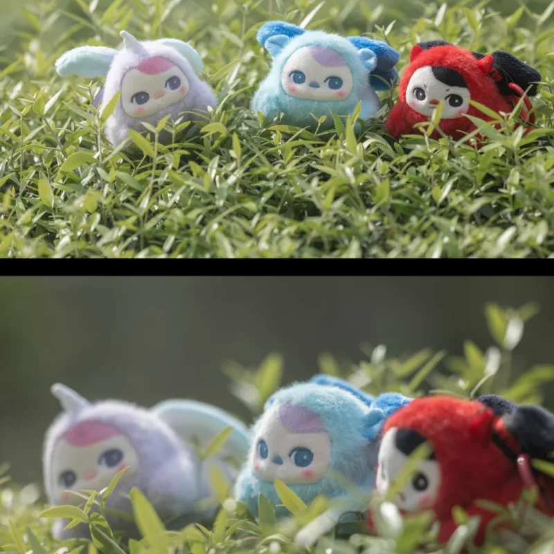 새로운 PUCKY beanig 플라잉 바비어 시리즈 키체인 펜던트 블라인드 박스 장난감 선물 트렌디한 수집품 아이템 어린이 및 장난감 애호가용