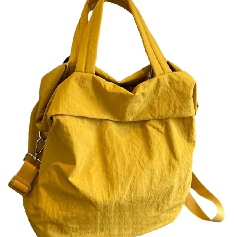 

Canvas large capacity bag 2025 new Korean version handbag bag large bag shoulder casual student bag