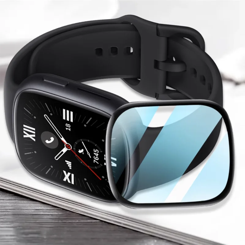 Película protectora transparente de borde suave curvado 3D, cubierta completa para reloj inteligente Honor 4, Protector de pantalla, Accesorios inteligentes Watch4