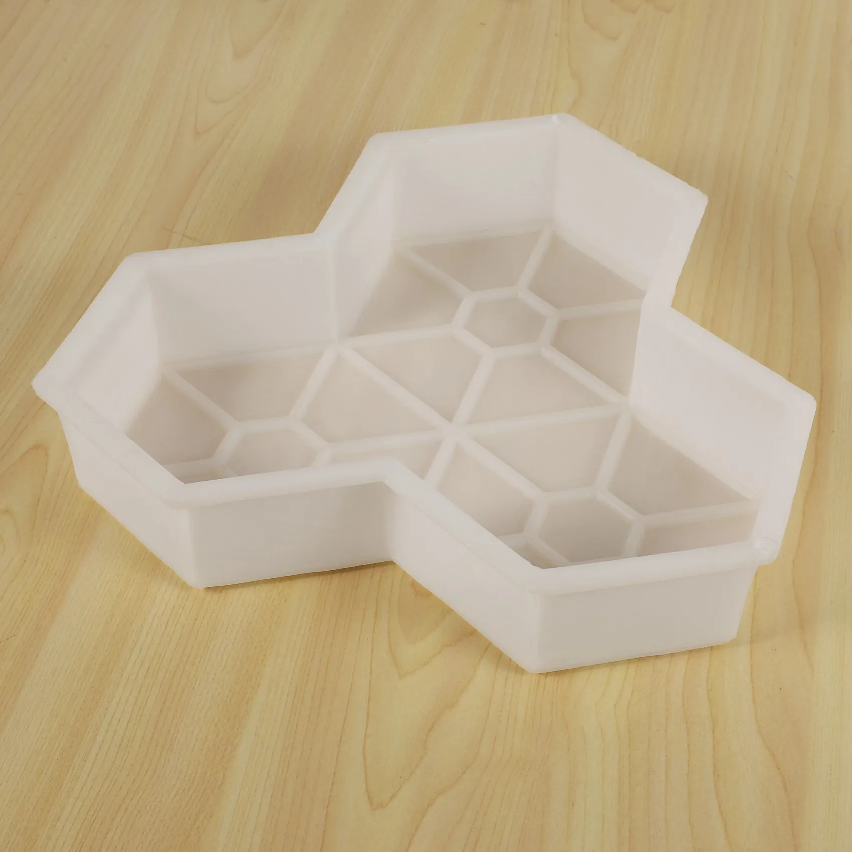 ABVG-2Pcs Path Mold Maple Leaf Concrete Manually Plastic Stepping Stone Paving Molds For Pavement Courtyards Square