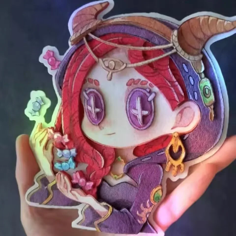 Подвеска из периферийного нетканого материала «Identity V» «Прост», декоративный брелок для сумки с высоким уровнем внешнего вида