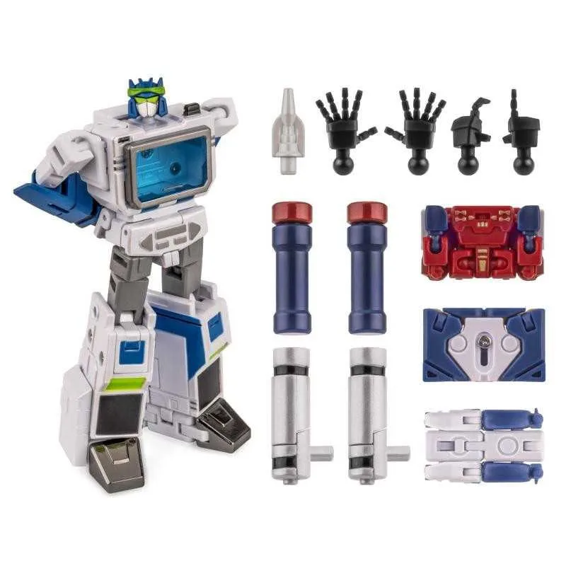 Imagem -06 - Estoque Transformação Newage H21 H21ex H21b H21w Preto Branco Soundwave Papa com Fita g1 Action Figure com Caixa Novo em