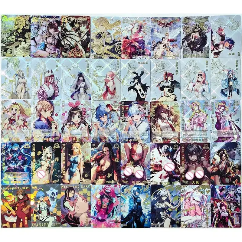 

40 шт. аниме «История богини» DIY ACG Sexy Miku Asuna Bulma Hancock Hyuga Hinata Коллекционная игрушка-карточка для мальчиков подарок на день рождения Yamato