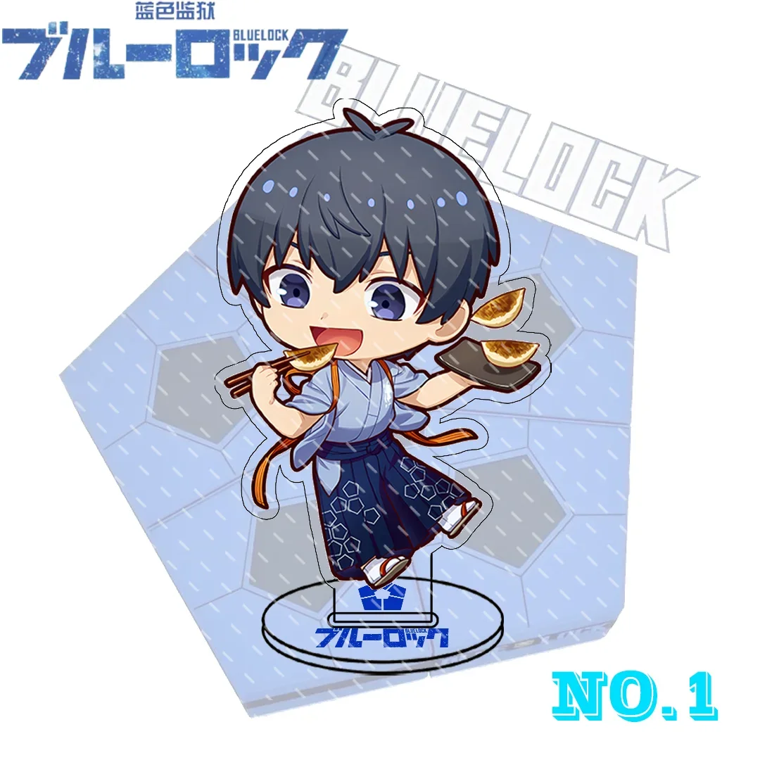 Anime Figure Lock Acrylic Stands Cosplay Isagi Chigiri Bachira Nagi Karasu Cartoon Animation Blue Prison Model Plate Gift