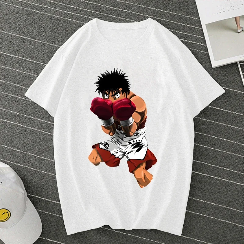 Anime Hajime No Ippo Kamogawa Boxing Gym T Shirt Men Women Ippo Makunouchi KGB Print Japan Boxing Manga Essential T-Shirt