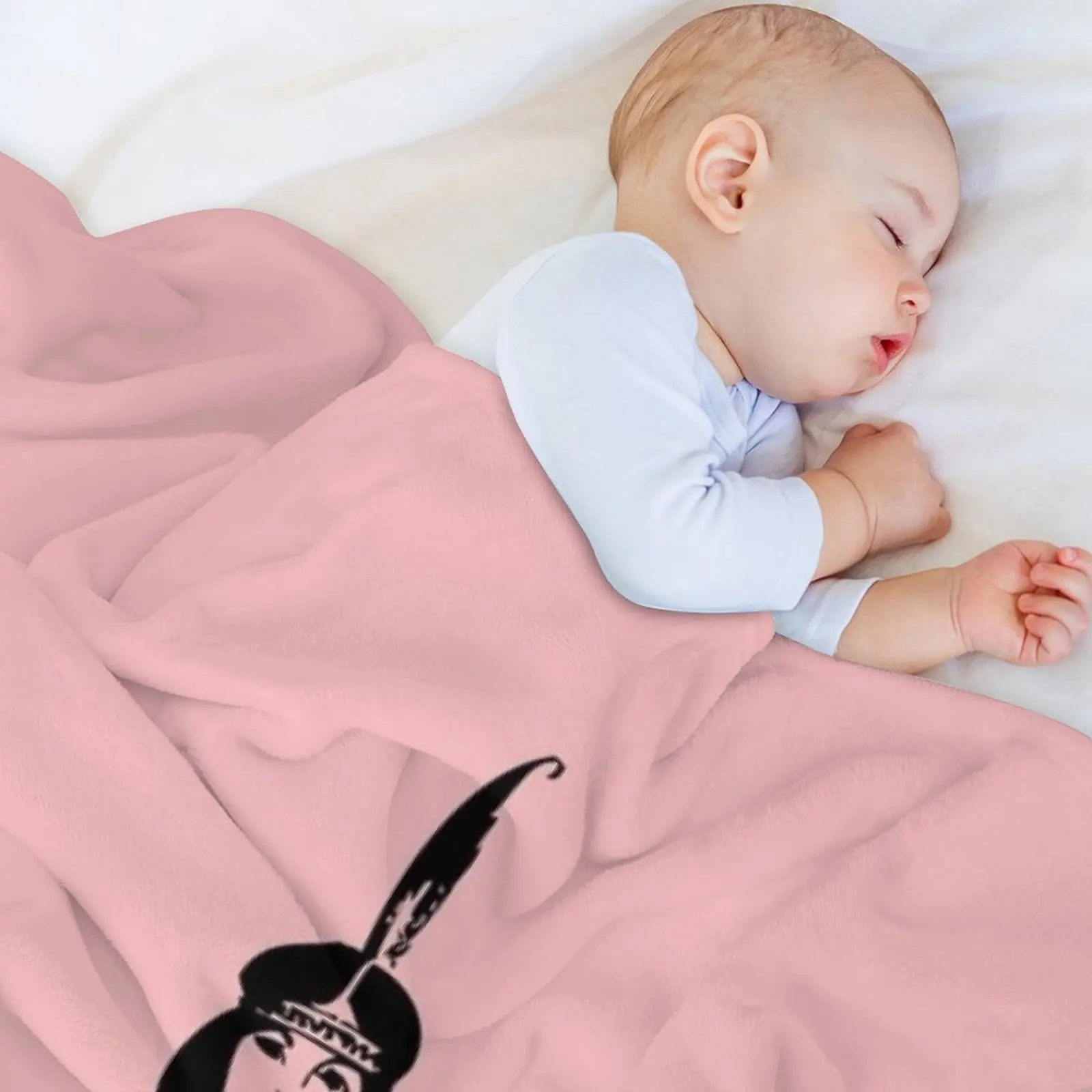 فتاة أمريكية أصلية مع ذئبها رمي بطانية لطيف منقوشة بياضات سرير أسرة شتوية بطانيات أريكة عملاقة