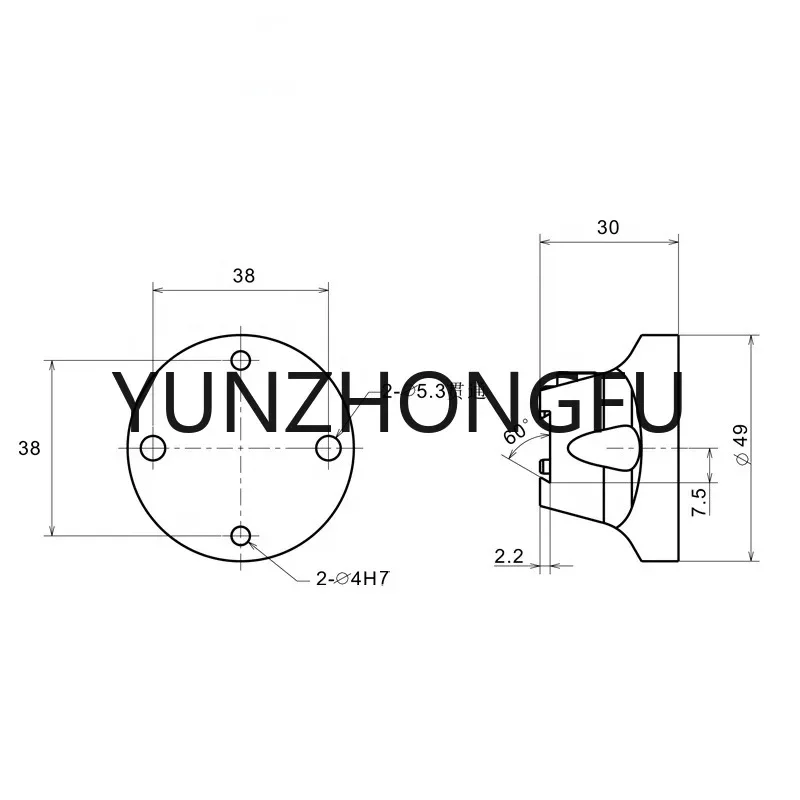 A-one manufacture precision forked tail holder D 49110079