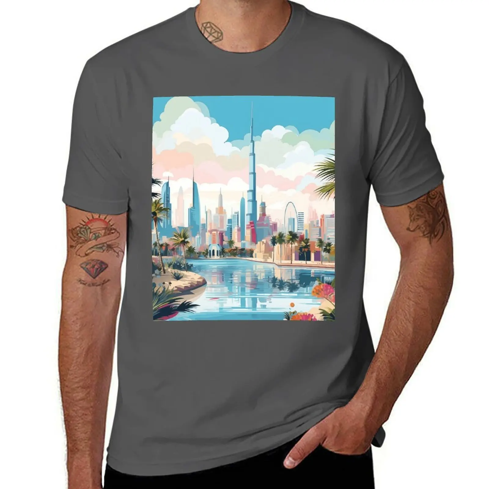 

Dubai Khalifa - Burj T-Shirt Outdoor Activity Sports T-Shirt