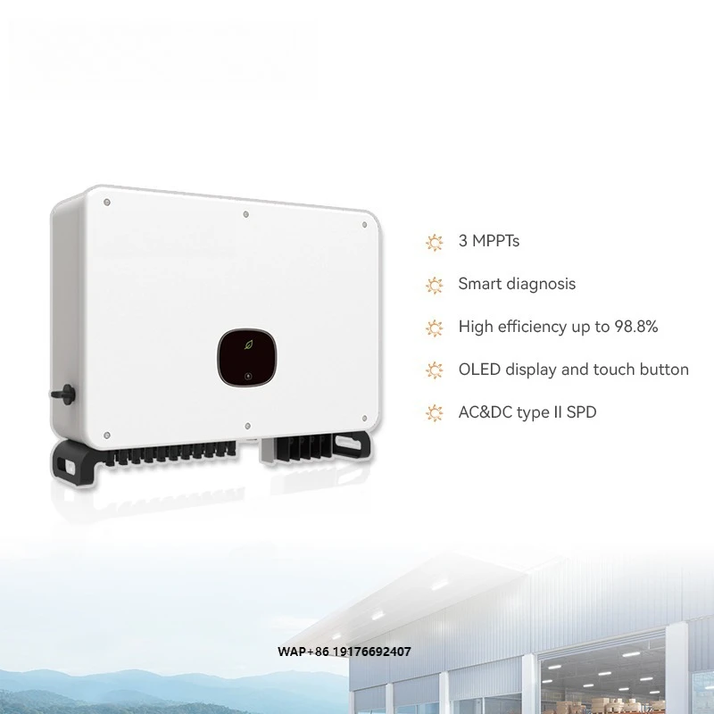50kw Solar Inverter High-efficiency Solar Energy Storage System Inverter 70KW On-grid Solar Inverter