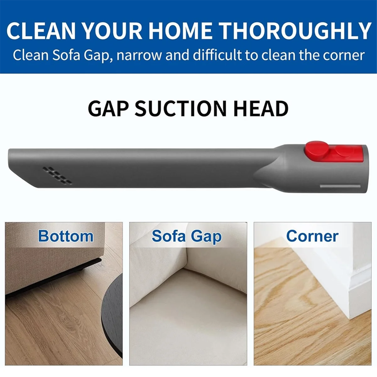 The New 3PCS Extension Hose and Crevice Tool for V15 V11 V10 V7 V8 Absolute Animal Model Cordless Vacuum Attachment