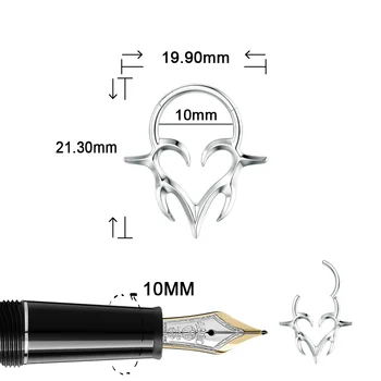 Seksi G23 Titanyum Septum Piercing 16G Burun Halkaları Punk Labret Dudak Piercingi Burun Kıkırdağı Gotik Clicker Moda Takı AŞK Hediyesi 10 best sales Ahtapot piercingi - №7