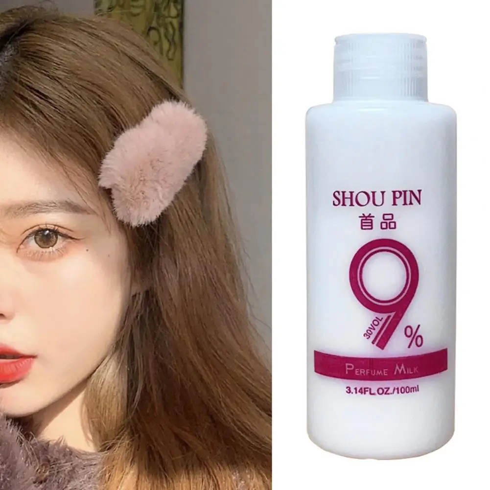 Dye Fixation Lightweight Hair Coloring Double Oxygen Milk Developer for Home