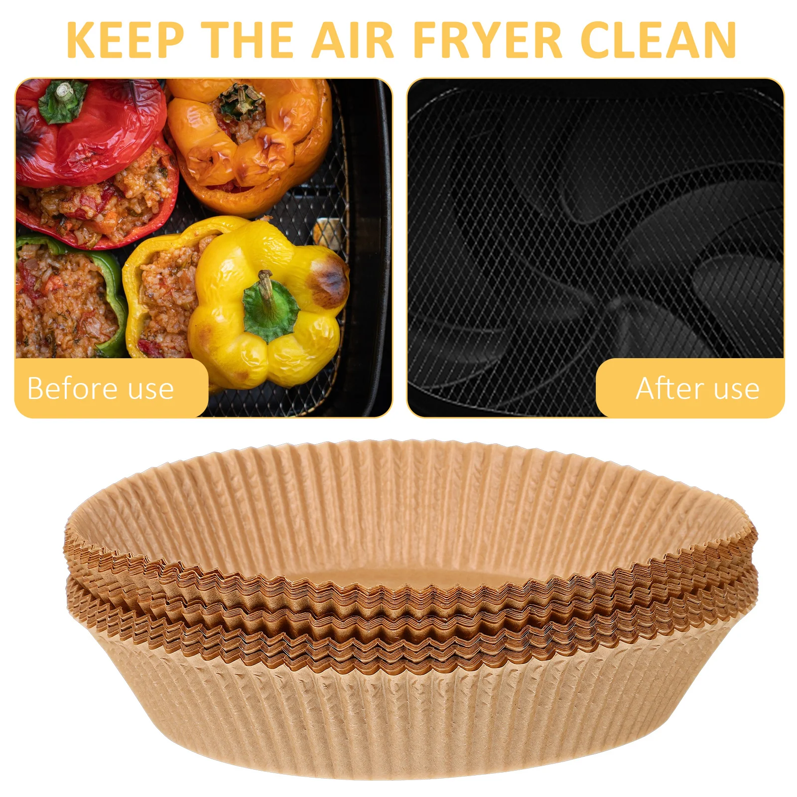 : Jednorazowe wkładki do frytkownic powietrznych