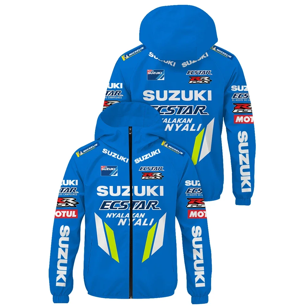 AliExpress UK Suzuki Racing Jacket, Motorcycle Jacket, Suzuka Endurance Race Sun Protection Jacket, Outdoor Cycling Race Jacket, Men's Coat