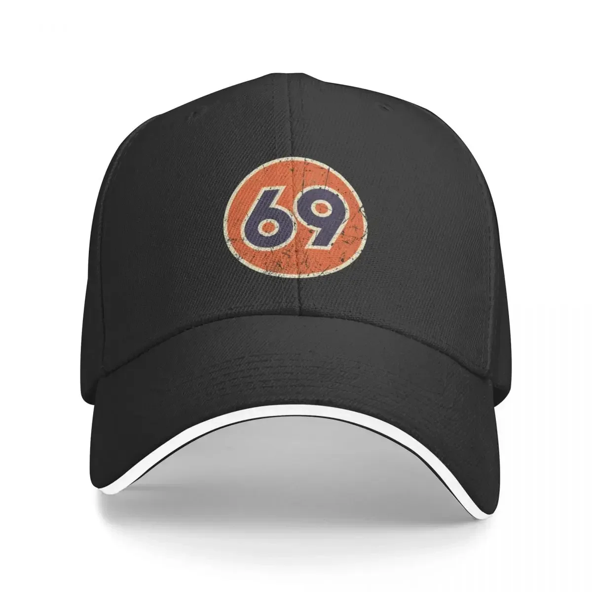 

69 Oil Vintage Station Race Number Baseball Cap Cosplay Men Women's